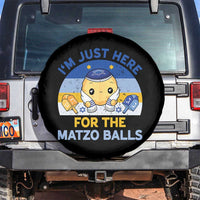 Im Just Here For The Matzo Balls Spare Tire Cover Funny Jewish Holiday Gift - Wonder Print Shop