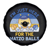 Im Just Here For The Matzo Balls Spare Tire Cover Funny Jewish Holiday Gift - Wonder Print Shop