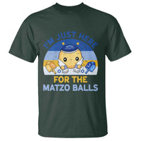 Im Just Here For The Matzo Balls T Shirt Funny Jewish Holiday Gift - Wonder Print Shop