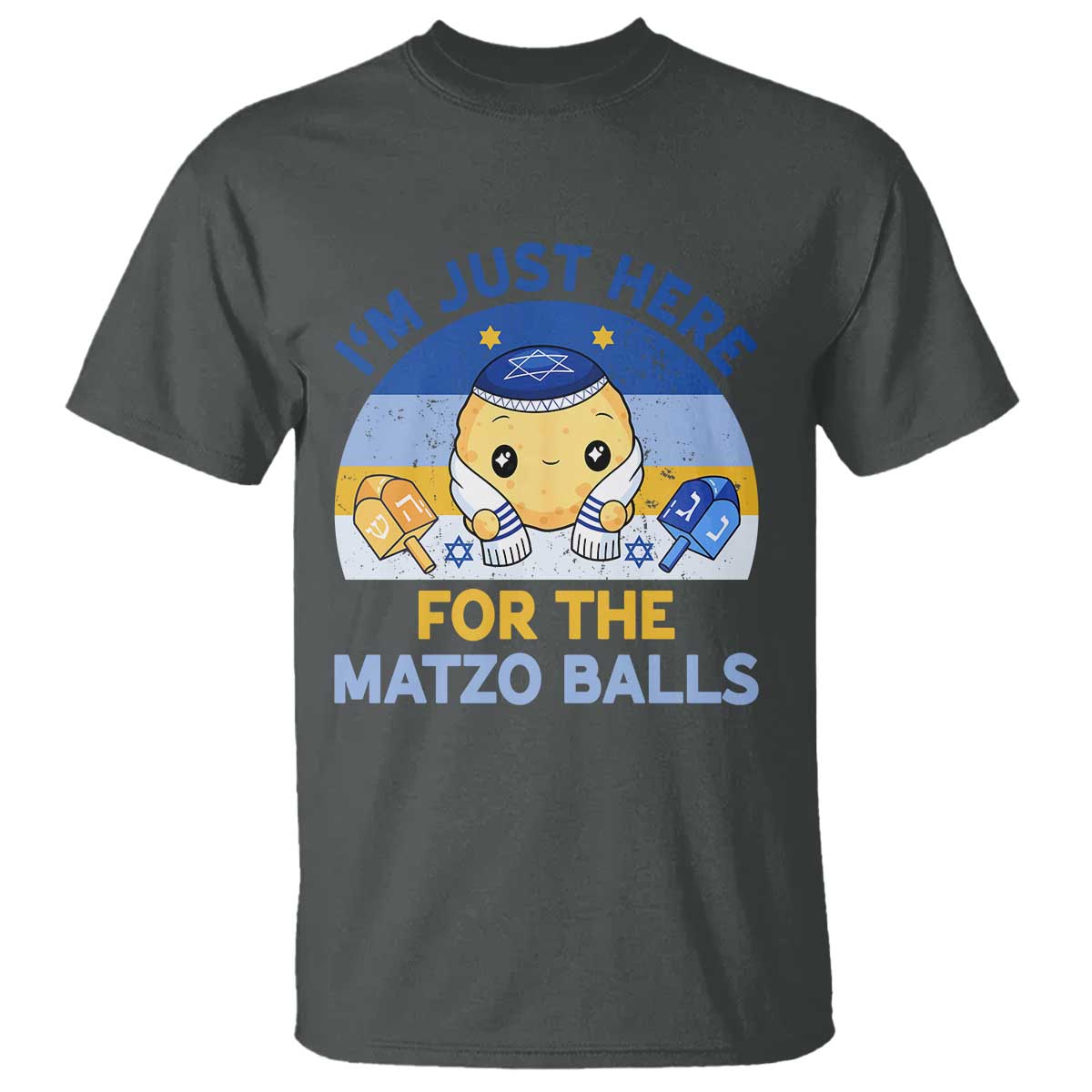 Im Just Here For The Matzo Balls T Shirt Funny Jewish Holiday Gift - Wonder Print Shop