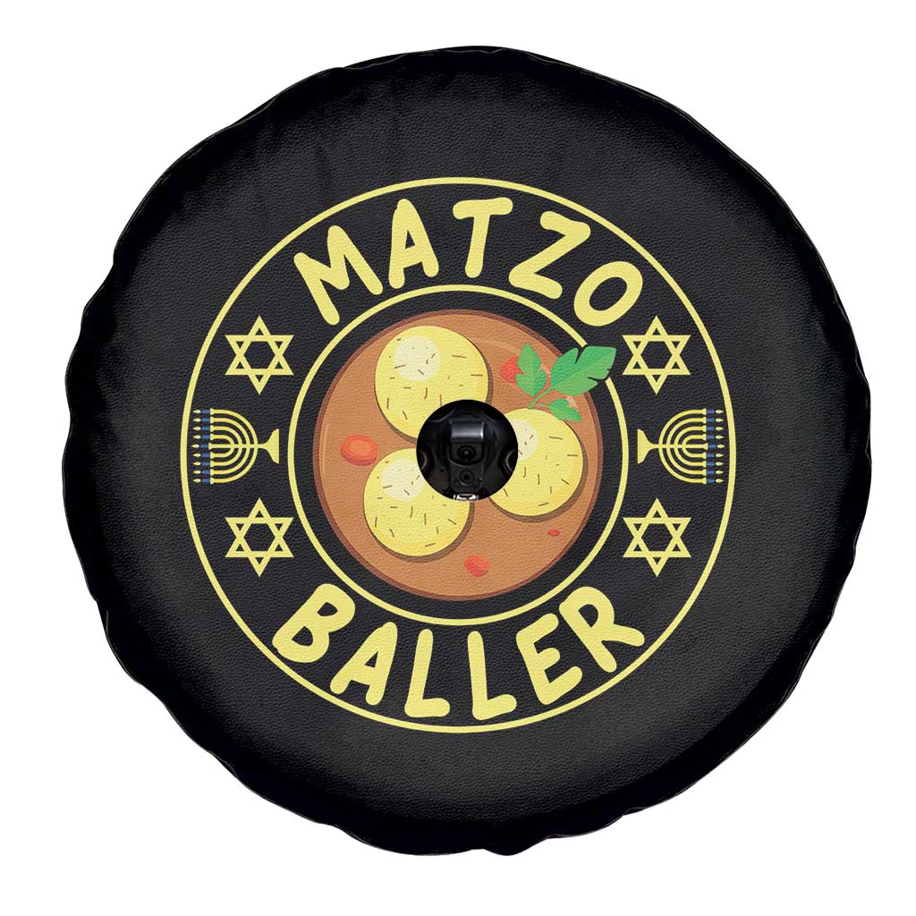 Funny Hanukkah Food Lover Gift Spare Tire Cover Matzo Baller - Wonder Print Shop