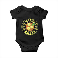 Funny Hanukkah Food Lover Gift Baby Onesie Matzo Baller - Wonder Print Shop