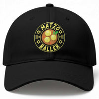 Funny Hanukkah Food Lover Gift Baseball Cap Matzo Baller