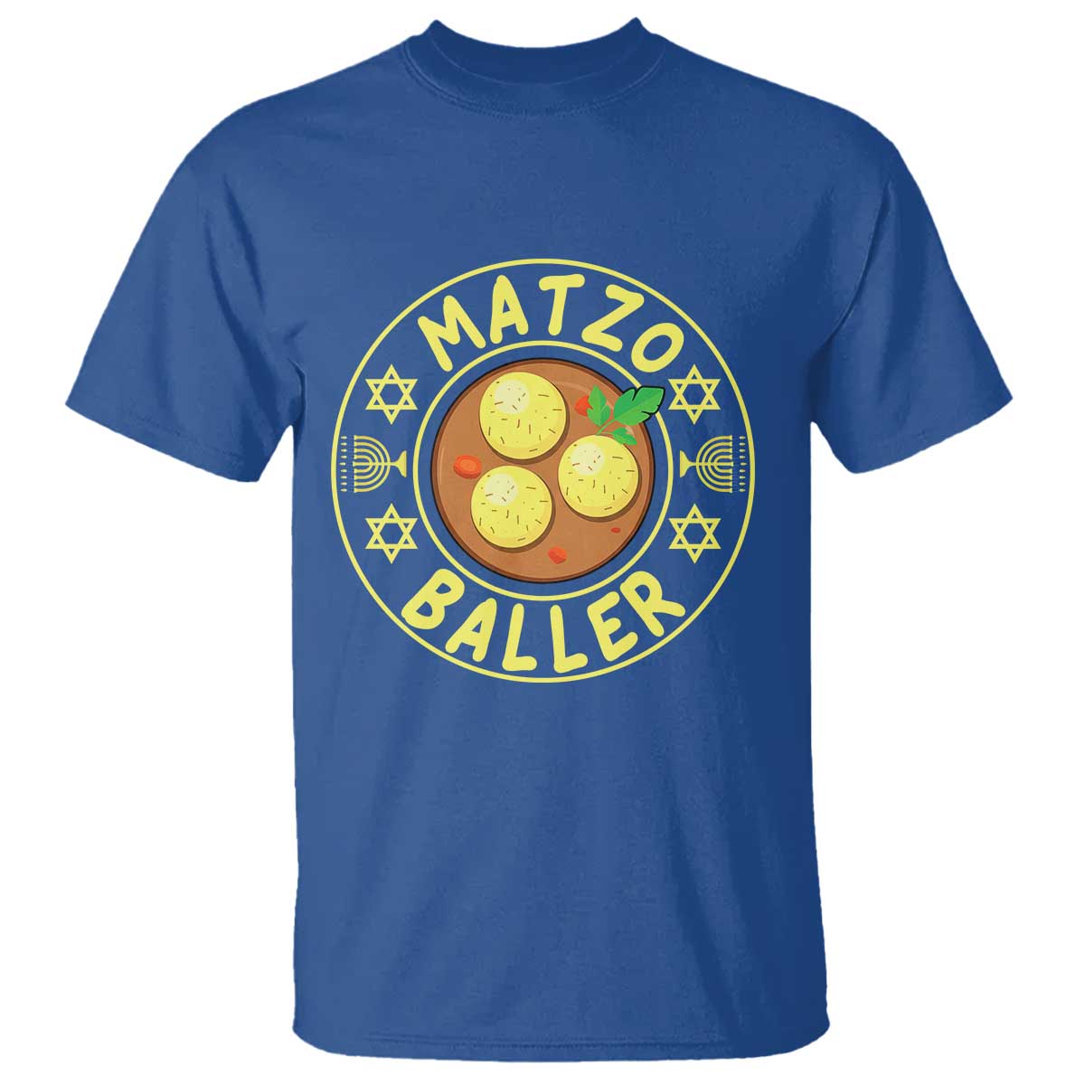 Funny Hanukkah Food Lover Gift T Shirt Matzo Baller - Wonder Print Shop