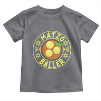 Funny Hanukkah Food Lover Gift Toddler T Shirt Matzo Baller - Wonder Print Shop