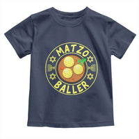 Funny Hanukkah Food Lover Gift Toddler T Shirt Matzo Baller - Wonder Print Shop