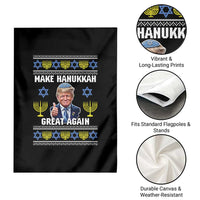 Make Hanukkah Great Again Garden Flag Funny Ugly Jewish Holiday Gift - Wonder Print Shop