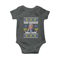 Make Hanukkah Great Again Baby Onesie Funny Ugly Jewish Holiday Gift - Wonder Print Shop