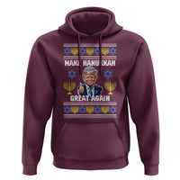 Make Hanukkah Great Again Hoodie Funny Ugly Jewish Holiday Gift - Wonder Print Shop