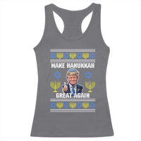 Make Hanukkah Great Again Racerback Tank Top Funny Ugly Jewish Holiday Gift - Wonder Print Shop