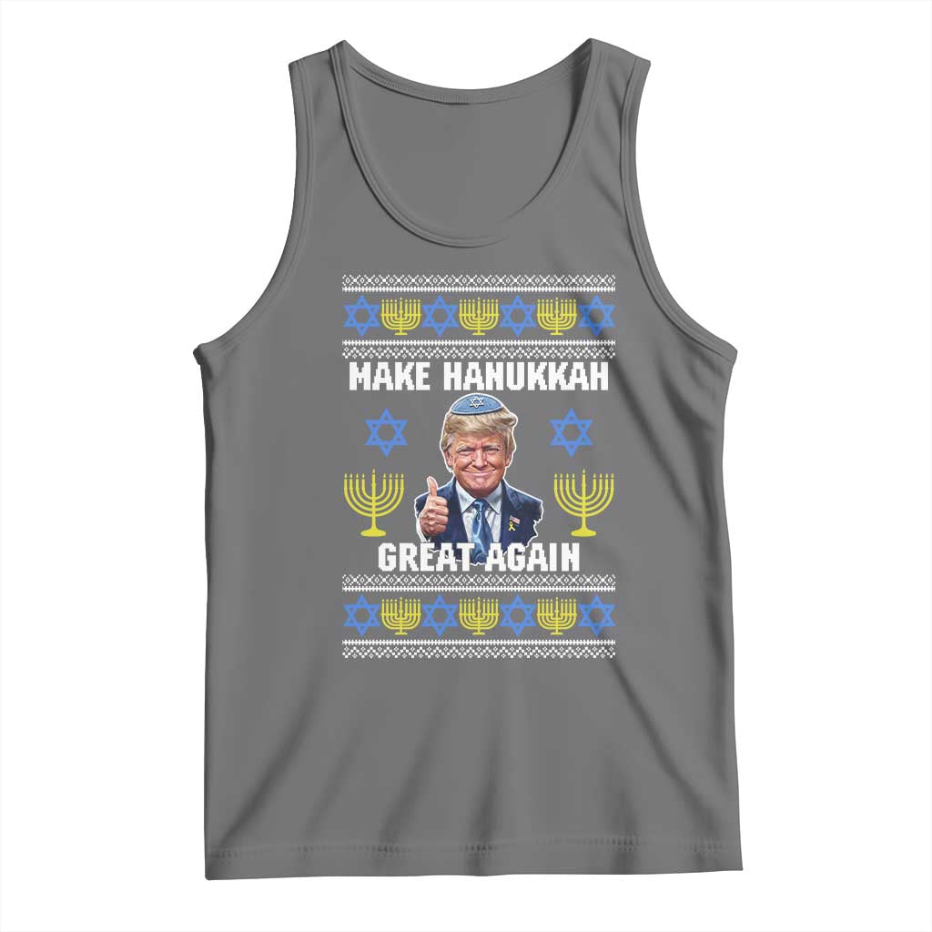 Make Hanukkah Great Again Tank Top Funny Ugly Jewish Holiday Gift - Wonder Print Shop