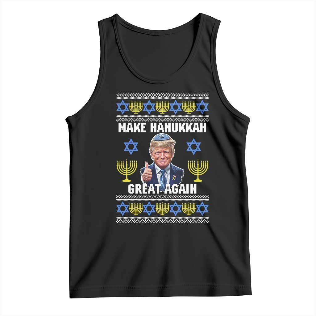 Make Hanukkah Great Again Tank Top Funny Ugly Jewish Holiday Gift - Wonder Print Shop