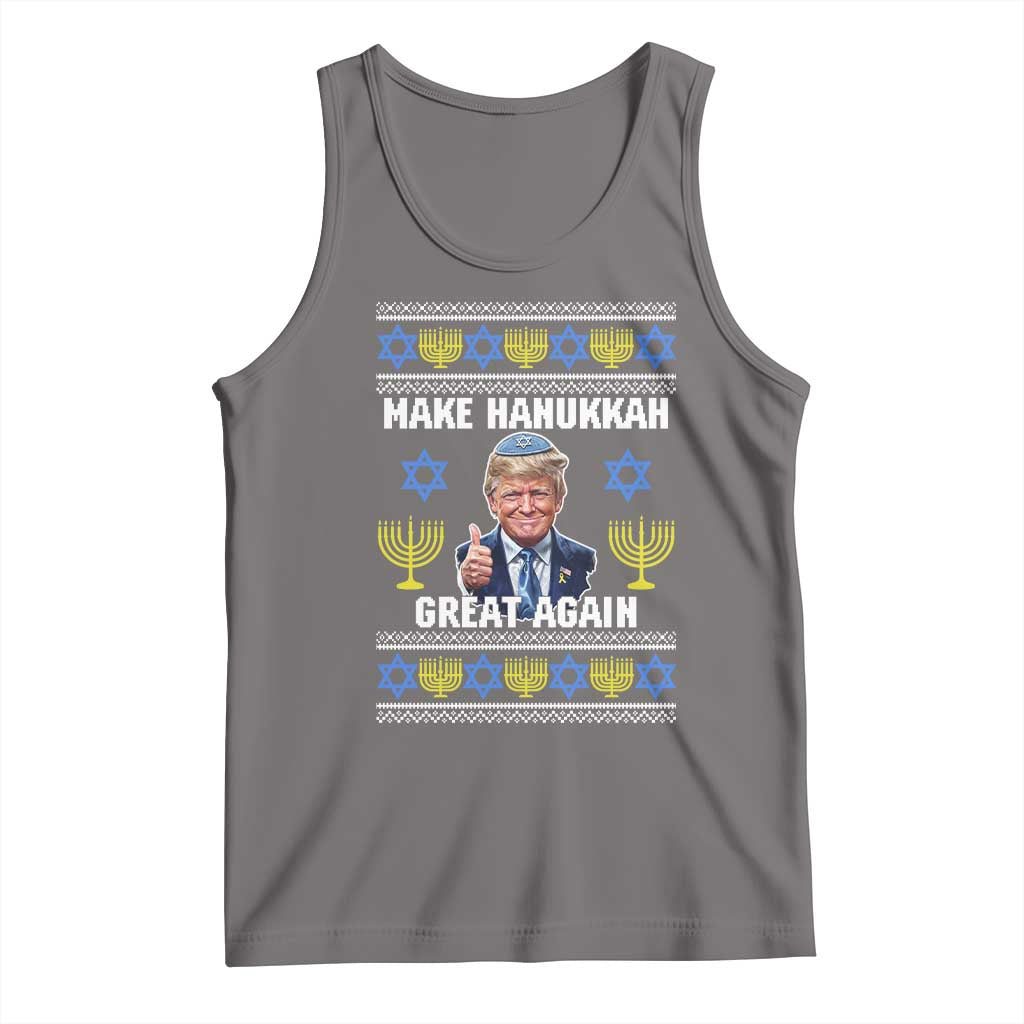 Make Hanukkah Great Again Tank Top Funny Ugly Jewish Holiday Gift - Wonder Print Shop