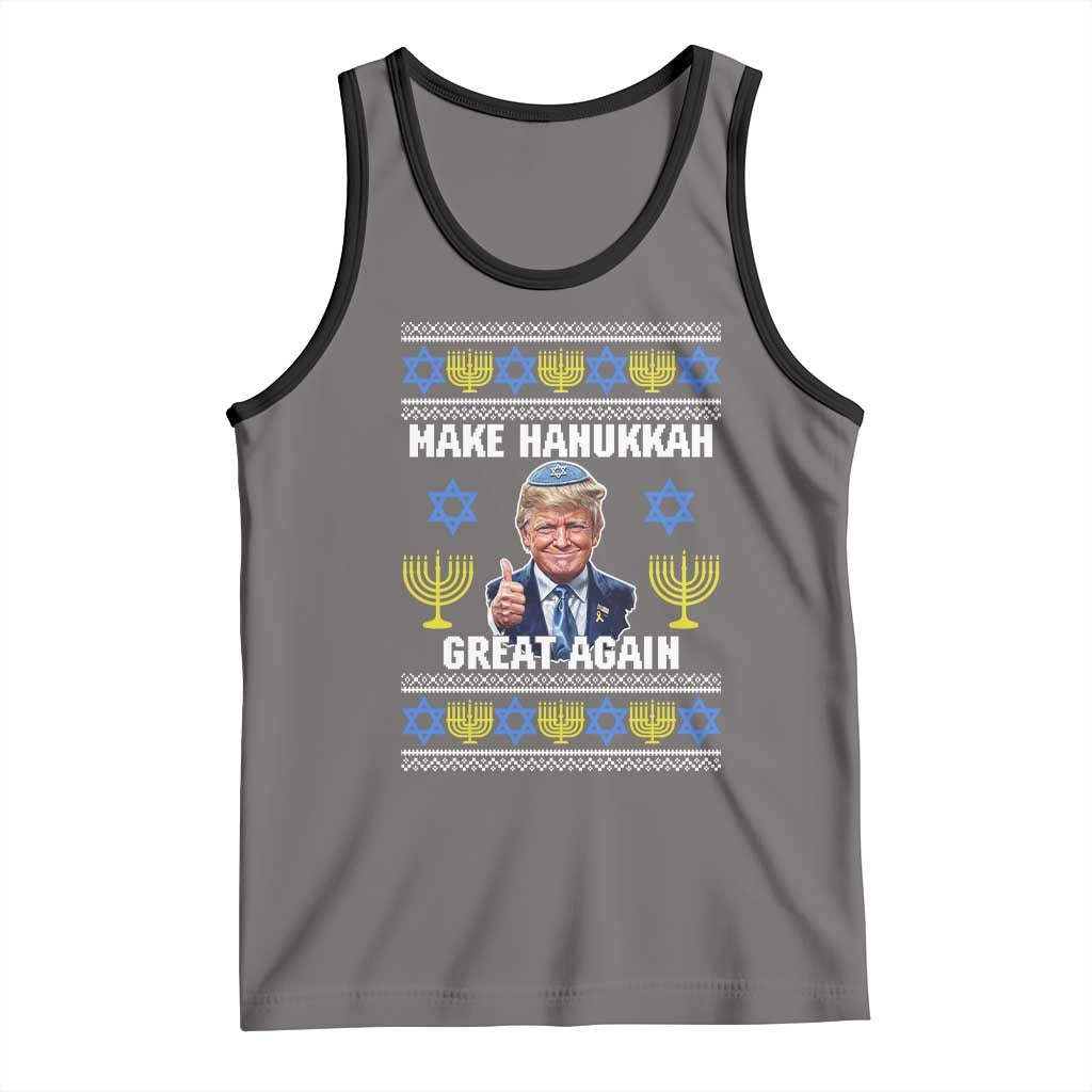 Make Hanukkah Great Again Tank Top Funny Ugly Jewish Holiday Gift - Wonder Print Shop