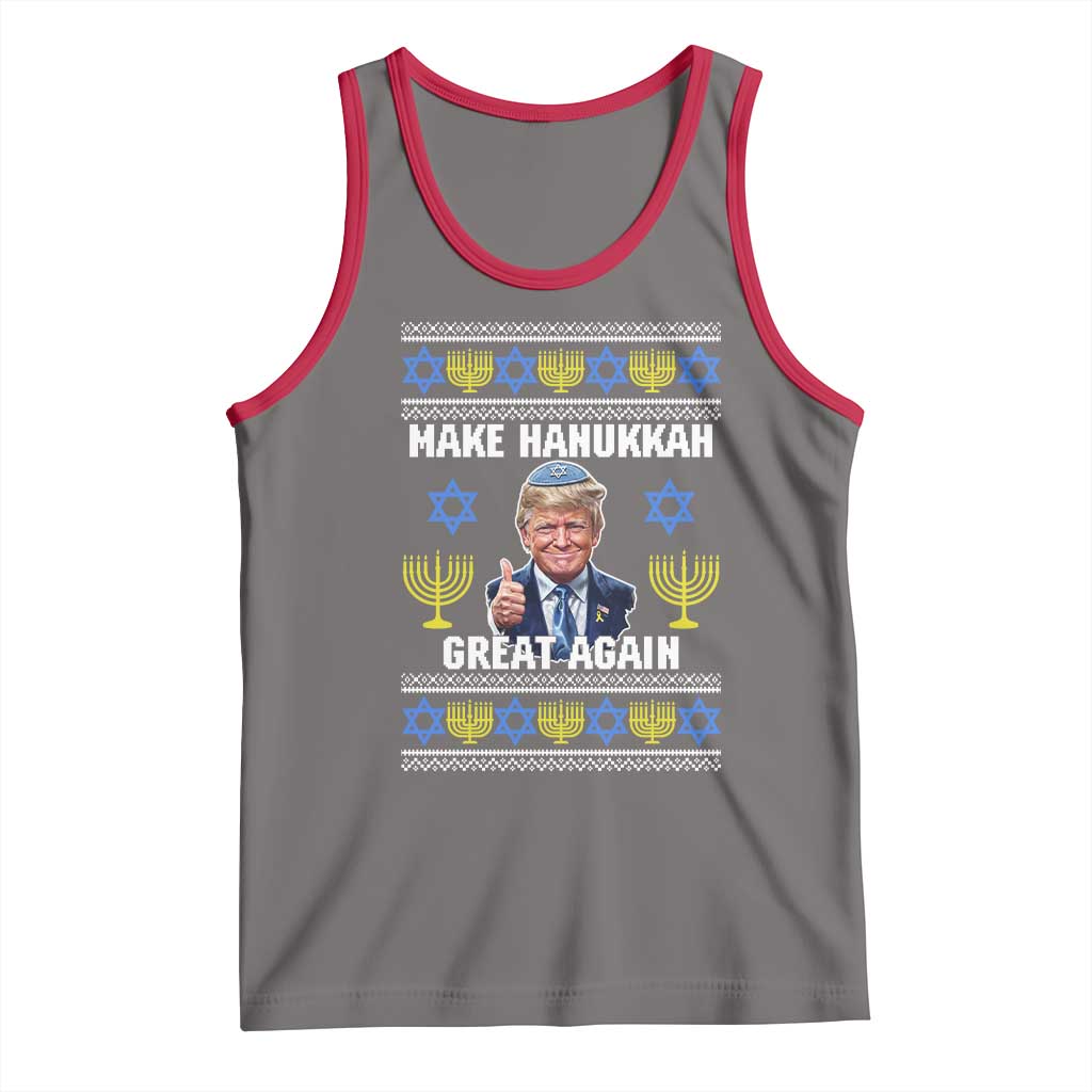 Make Hanukkah Great Again Tank Top Funny Ugly Jewish Holiday Gift - Wonder Print Shop