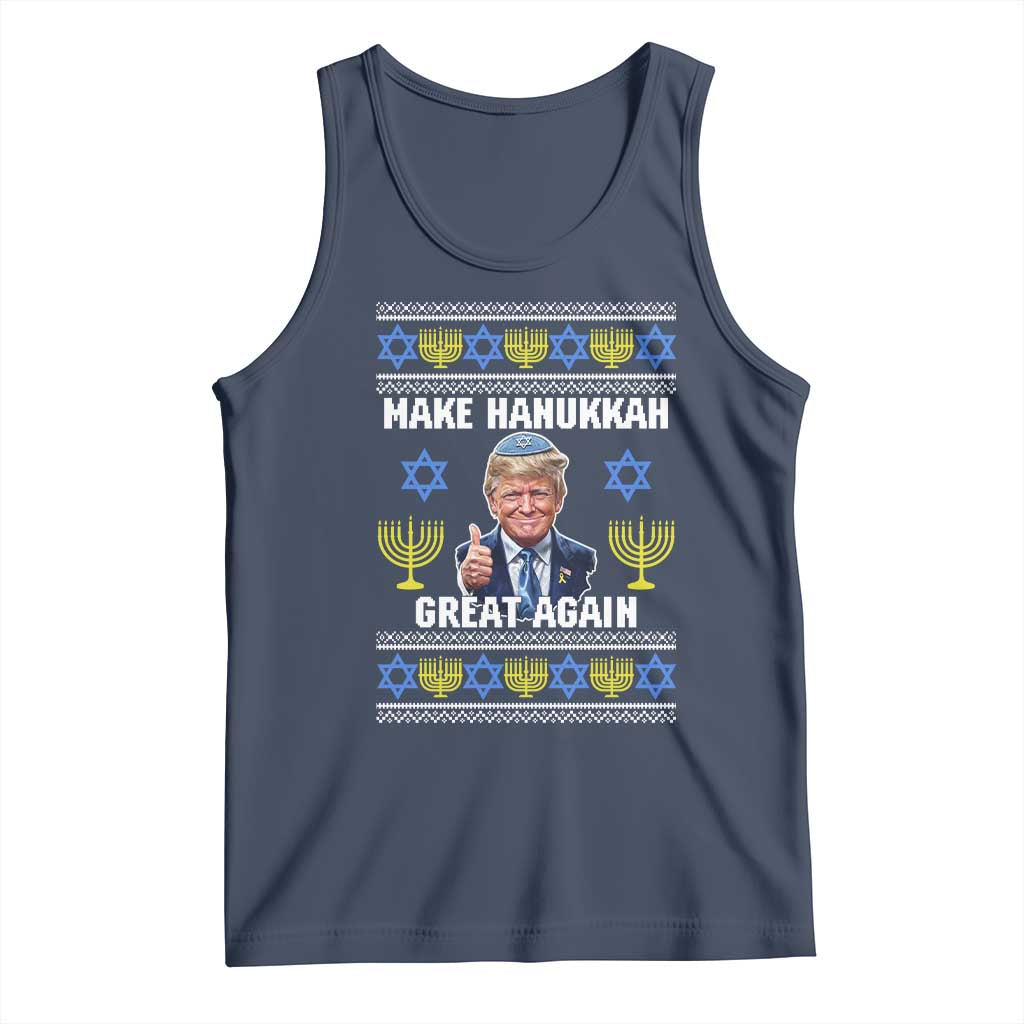 Make Hanukkah Great Again Tank Top Funny Ugly Jewish Holiday Gift - Wonder Print Shop