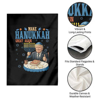 Funny Jewish Holiday Garden Flag Make Hanukkah Great Again Ugly Gift - Wonder Print Shop
