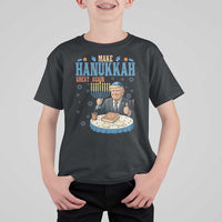 Funny Jewish Holiday T Shirt For Kid Make Hanukkah Great Again Ugly Gift - Wonder Print Shop