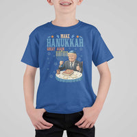 Funny Jewish Holiday T Shirt For Kid Make Hanukkah Great Again Ugly Gift - Wonder Print Shop