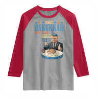 Funny Jewish Holiday Raglan Shirt Make Hanukkah Great Again Ugly Gift - Wonder Print Shop