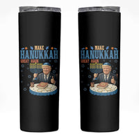 Funny Jewish Holiday Skinny Tumbler Make Hanukkah Great Again Ugly Gift - Wonder Print Shop