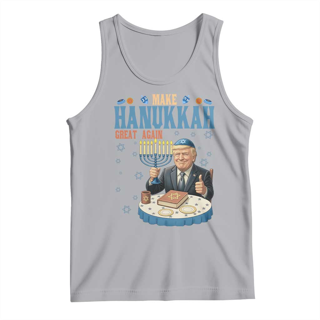 Funny Jewish Holiday Tank Top Make Hanukkah Great Again Ugly Gift - Wonder Print Shop