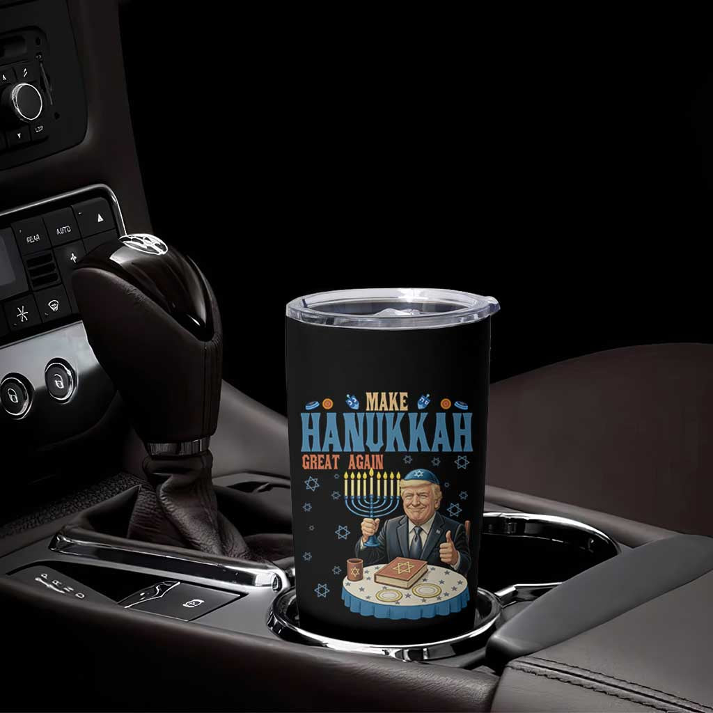 Funny Jewish Holiday Tumbler Cup Make Hanukkah Great Again Ugly Gift - Wonder Print Shop