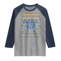 Funny Political Ugly Raglan Shirt All I Want For Hanukkah Is A New President - Wonder Print Shop