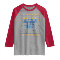 Funny Political Ugly Raglan Shirt All I Want For Hanukkah Is A New President - Wonder Print Shop
