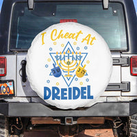 I Cheat At Dreidel Spare Tire Cover Funny Hanukkah Jewish Gift - Wonder Print Shop
