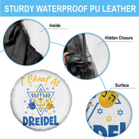 I Cheat At Dreidel Spare Tire Cover Funny Hanukkah Jewish Gift - Wonder Print Shop