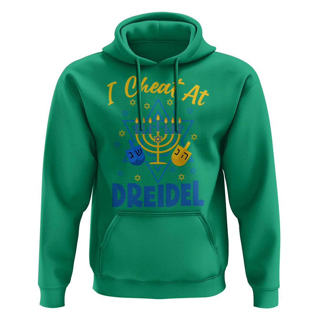 I Cheat At Dreidel Hoodie Funny Hanukkah Jewish Gift - Wonder Print Shop