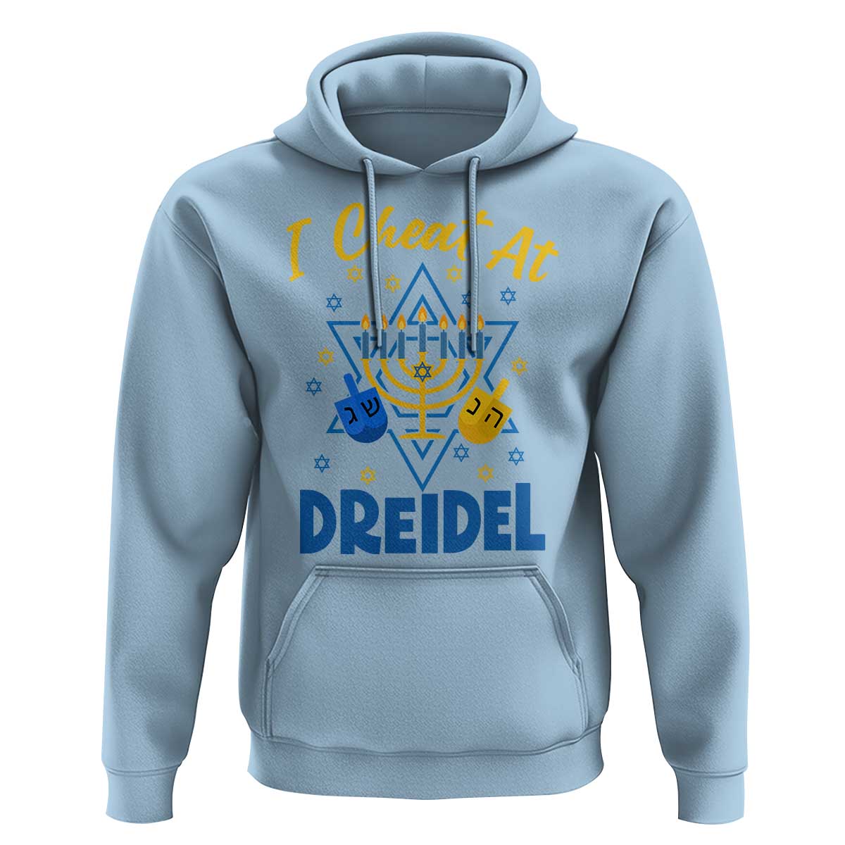 I Cheat At Dreidel Hoodie Funny Hanukkah Jewish Gift - Wonder Print Shop