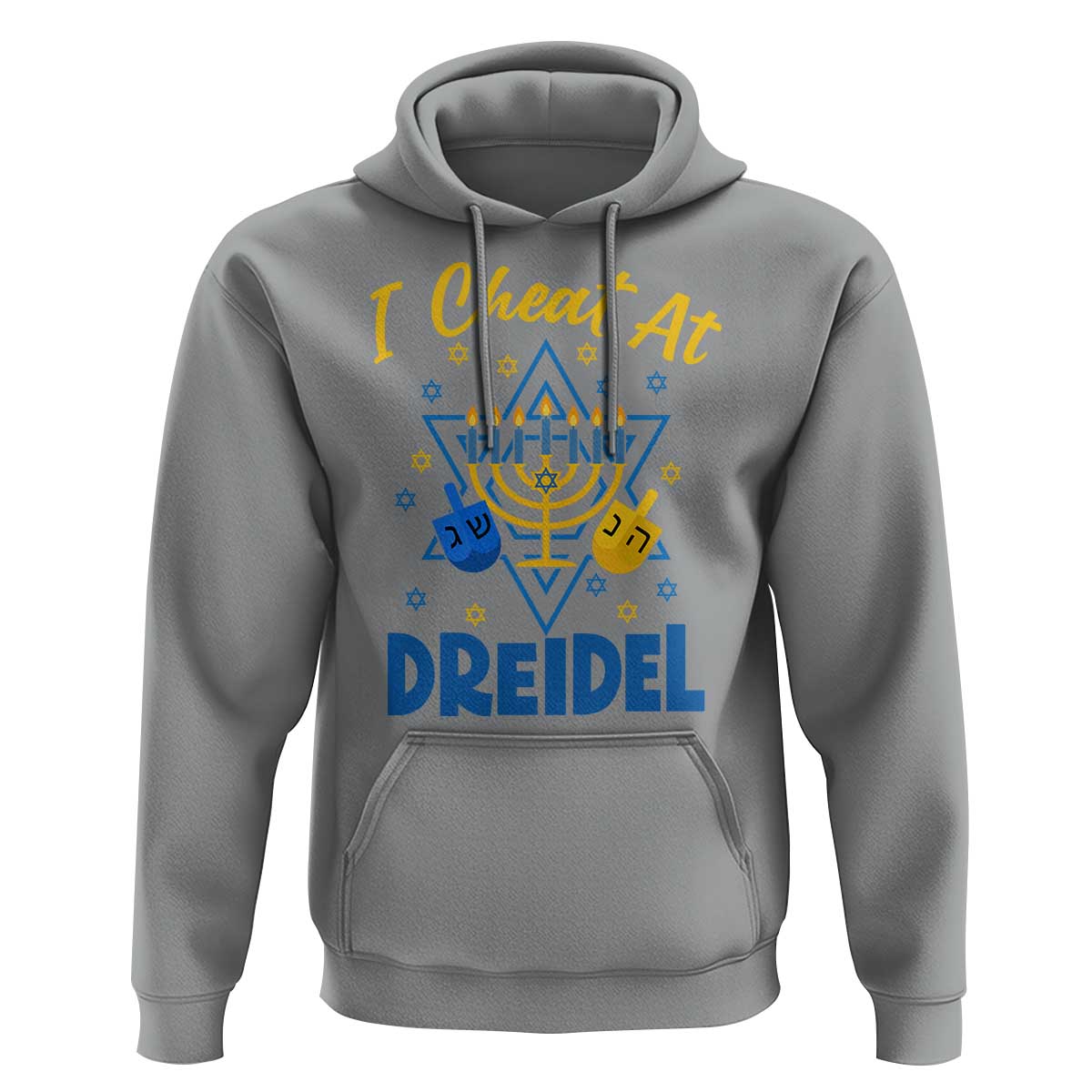 I Cheat At Dreidel Hoodie Funny Hanukkah Jewish Gift - Wonder Print Shop