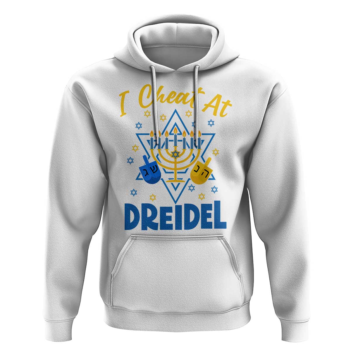 I Cheat At Dreidel Hoodie Funny Hanukkah Jewish Gift - Wonder Print Shop