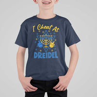 I Cheat At Dreidel T Shirt For Kid Funny Hanukkah Jewish Gift - Wonder Print Shop