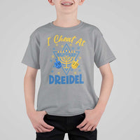 I Cheat At Dreidel T Shirt For Kid Funny Hanukkah Jewish Gift - Wonder Print Shop