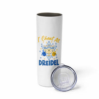 I Cheat At Dreidel Skinny Tumbler Funny Hanukkah Jewish Gift - Wonder Print Shop