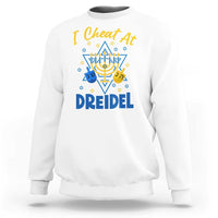 I Cheat At Dreidel Sweatshirt Funny Hanukkah Jewish Gift - Wonder Print Shop