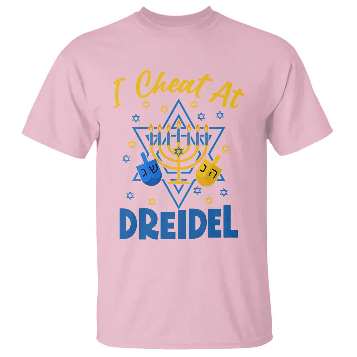 I Cheat At Dreidel T Shirt Funny Hanukkah Jewish Gift - Wonder Print Shop