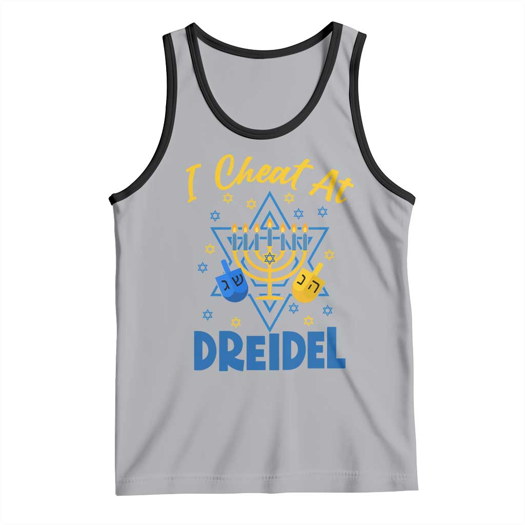 I Cheat At Dreidel Tank Top Funny Hanukkah Jewish Gift - Wonder Print Shop
