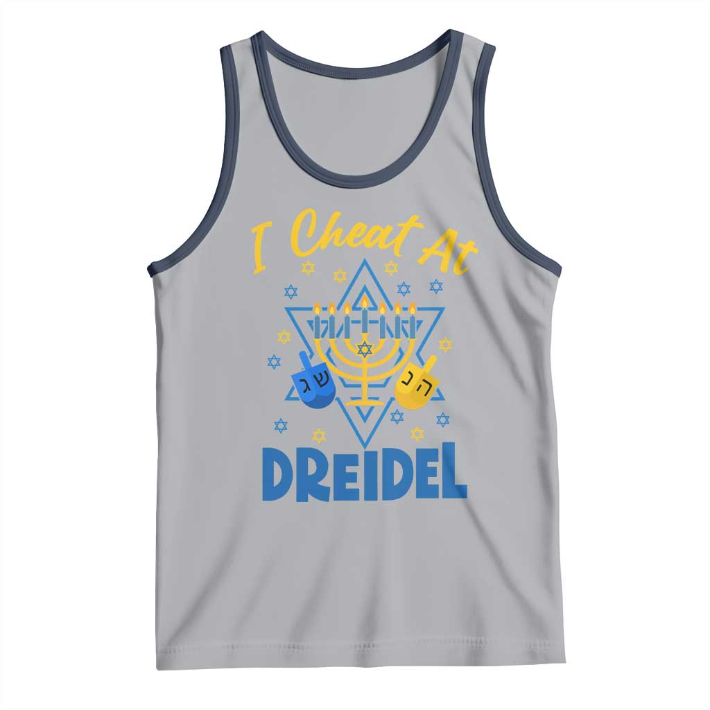 I Cheat At Dreidel Tank Top Funny Hanukkah Jewish Gift - Wonder Print Shop