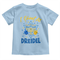 I Cheat At Dreidel Toddler T Shirt Funny Hanukkah Jewish Gift - Wonder Print Shop