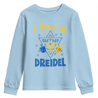 I Cheat At Dreidel Youth Sweatshirt Funny Hanukkah Jewish Gift - Wonder Print Shop
