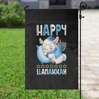 Funny Happy Llamakkah Garden Flag Cute Llama Jewish Holiday Gift - Wonder Print Shop
