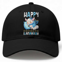 Funny Happy Llamakkah Baseball Cap Cute Llama Jewish Holiday Gift