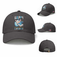 Funny Happy Llamakkah Baseball Cap Cute Llama Jewish Holiday Gift