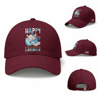 Funny Happy Llamakkah Baseball Cap Cute Llama Jewish Holiday Gift