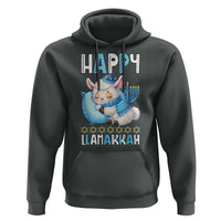 Funny Happy Llamakkah Hoodie Cute Llama Jewish Holiday Gift - Wonder Print Shop