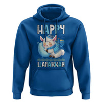 Funny Happy Llamakkah Hoodie Cute Llama Jewish Holiday Gift - Wonder Print Shop
